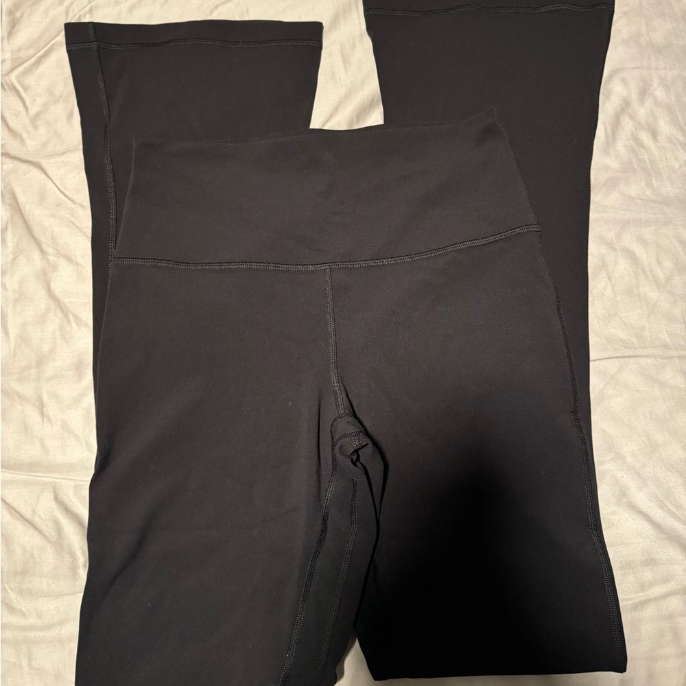 Align black mini flares size 8